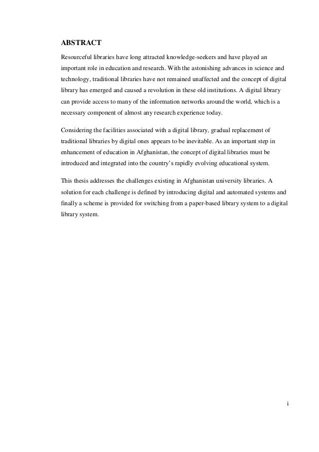 thesis about automated library system