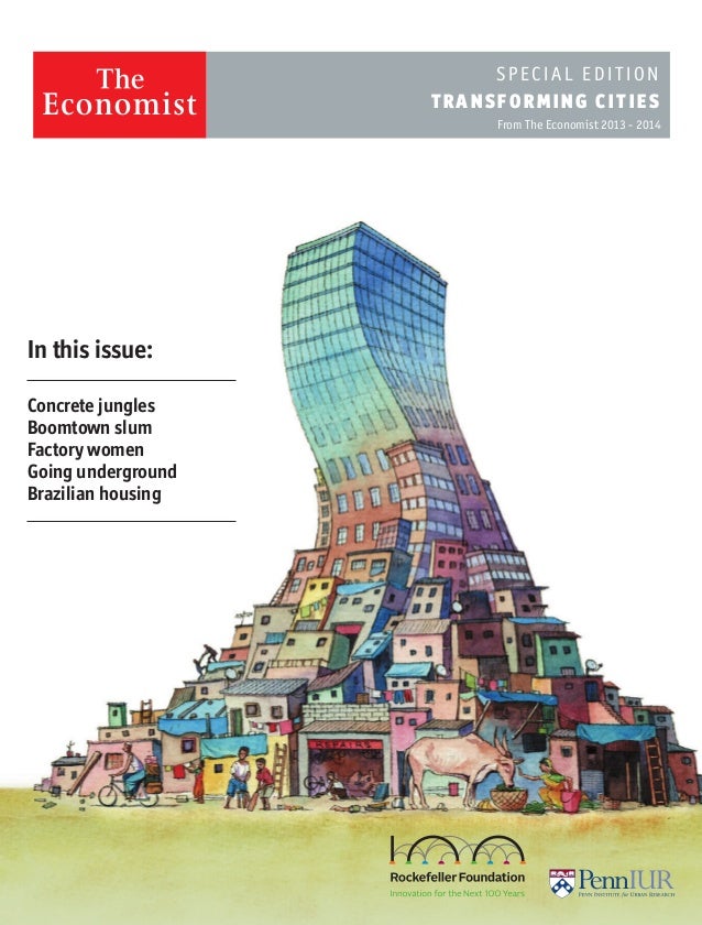 Transforming Cities: A Special Edition of the Economist Magazine