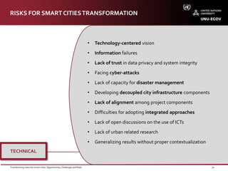 Transforming cities into smart cities opportunities, challenges and ...