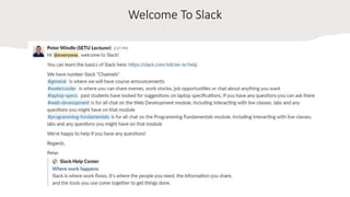 Welcome To Slack
 