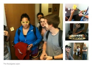 The ﬂoodgates open
 