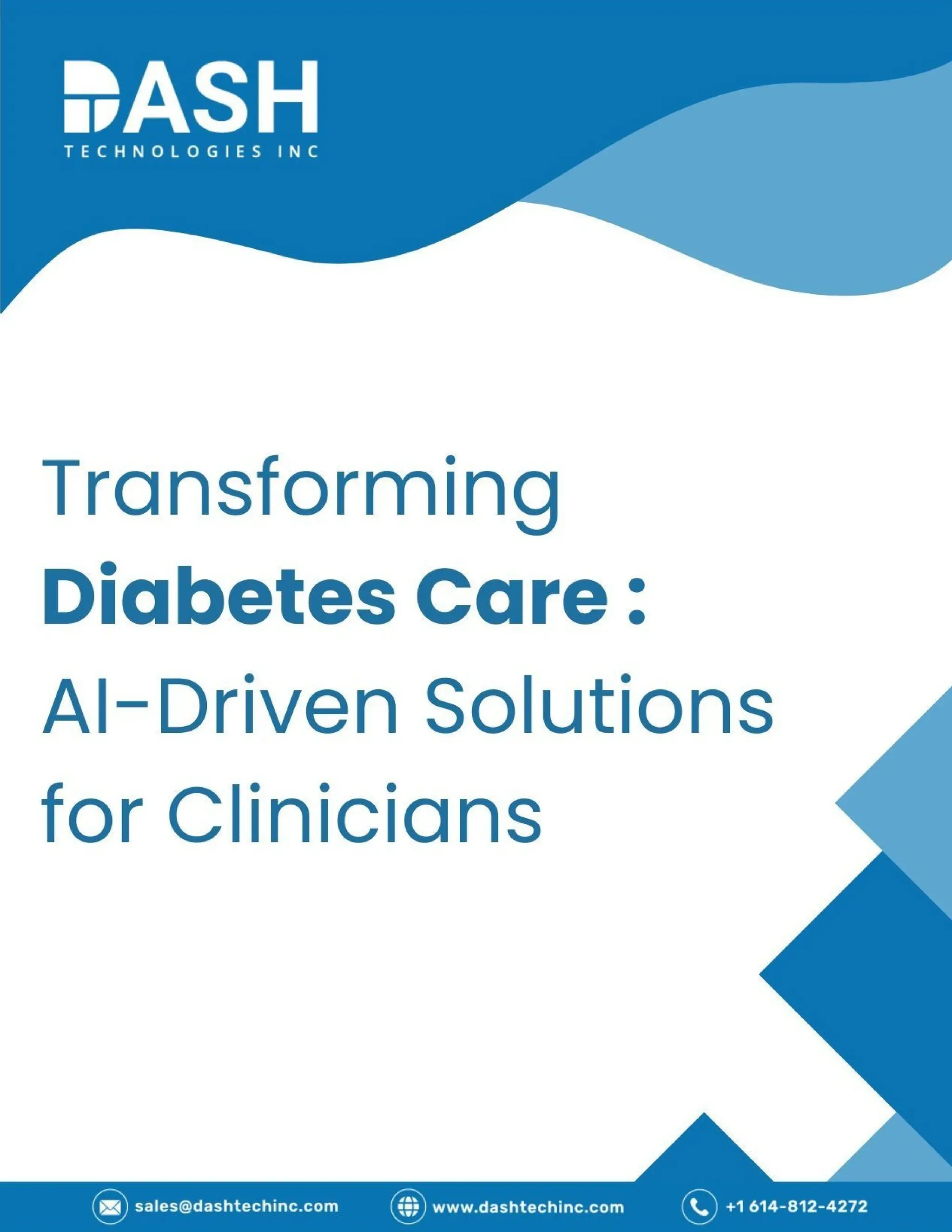 View of Transforming Diabetes Care - AI-Driven Solutions for Clinicians.pptx