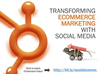 TRANSFORMING
                      ECOMMERCE
                       MARKETING
                             WITH
          ...