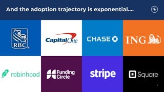 And the adoption trajectory is exponential….
4
 