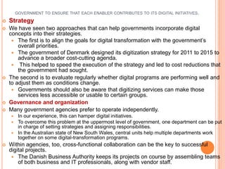 Transforming government through digitization