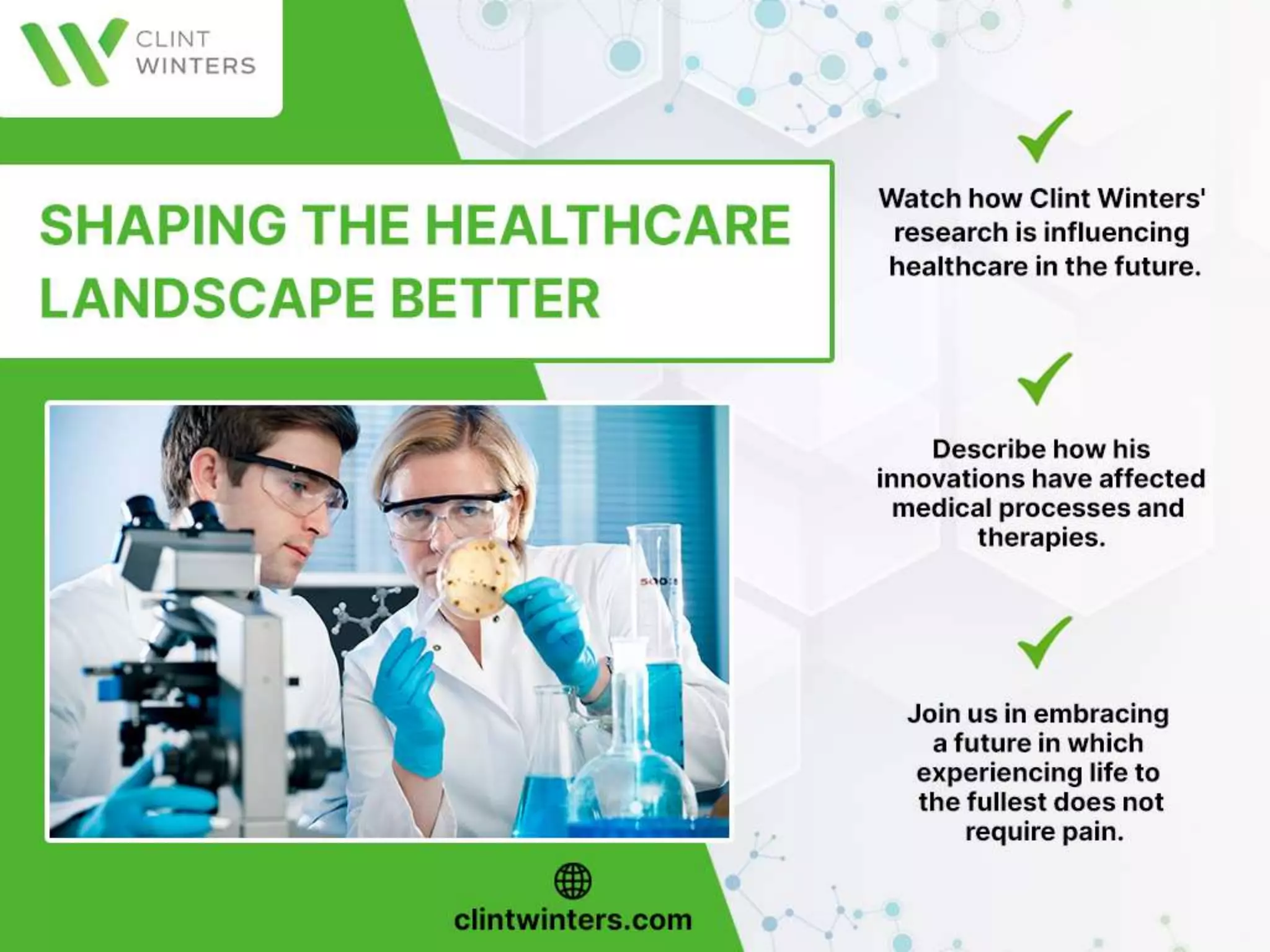 Transforming Healthcare -The Innovative Work Of Clint Winters