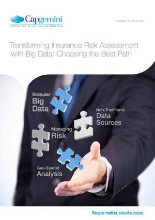 Transforming Insurance Risk Assessment
with Big Data: Choosing the Best Path
the way we see itInsurance
 