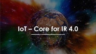 favoriot
IoT – Core for IR 4.0
 