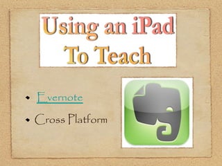 Evernote

Cross Platform
 