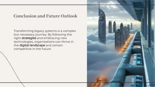Transforming Legacy Systems: Strategies for Effective App Modernization ...