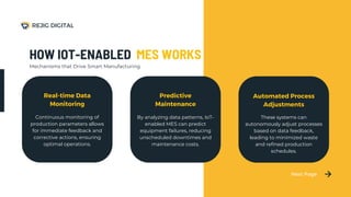 Transforming Manufacturing The Future of IoT-Enabled MES in Smart ...