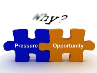 So why are people talking about change?
It’s partly about the pressure we’re under
right now, and partly about the huge
opportunity to do something better. And,
for once, the same changes that would
help with one are also necessary for the
other.
Pressure Opportunity
 
