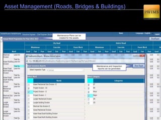 44
Billing Management : Measurements
4
Based on the Milestones defined in the agreement, the agency gets paid for the work completed.
This is taken care by the Billing Management Module of PWIMS.
Record Entry details
Select Items for the Record Entry
Record the Measurements
Measurement details
 
