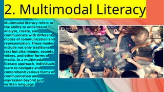 Multiliteracies Examples TRANSFORMING PUPILS INTO 21ST CENTURY TEACHING.pptx