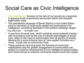 Transforming social care into social capital | PPT