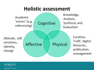 Holistic assessment
 