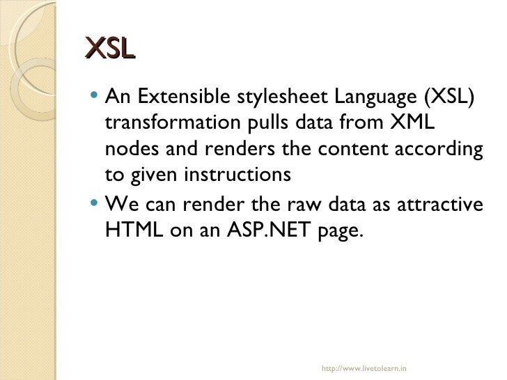 Transforming Xml Data Into Html