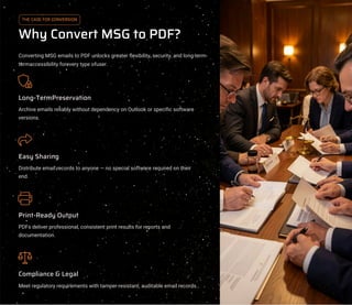 Effortless MSG to PDF Conversion with datavare Expert Tool | PDF
