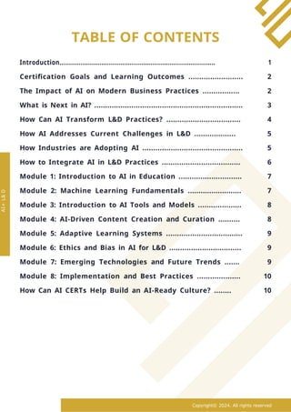 abhilash v — ai & machine learning portfolio Images... Transform Your Career with AI Learning & Development Certification | DOCX