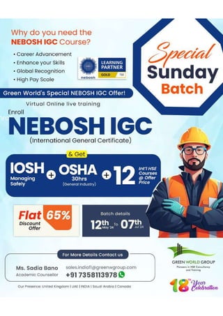 Transform Your Career with NEBOSH Course in Bangalore.pdf