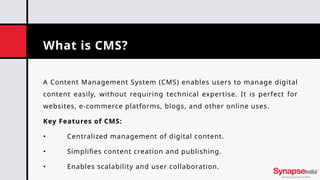Transform Your Digital Content with Advanced and Scalable CMS Solutions ...
