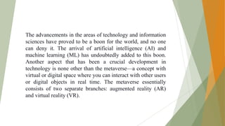 Transform Your Digital Reality with Metaverse Development Solutions | PDF