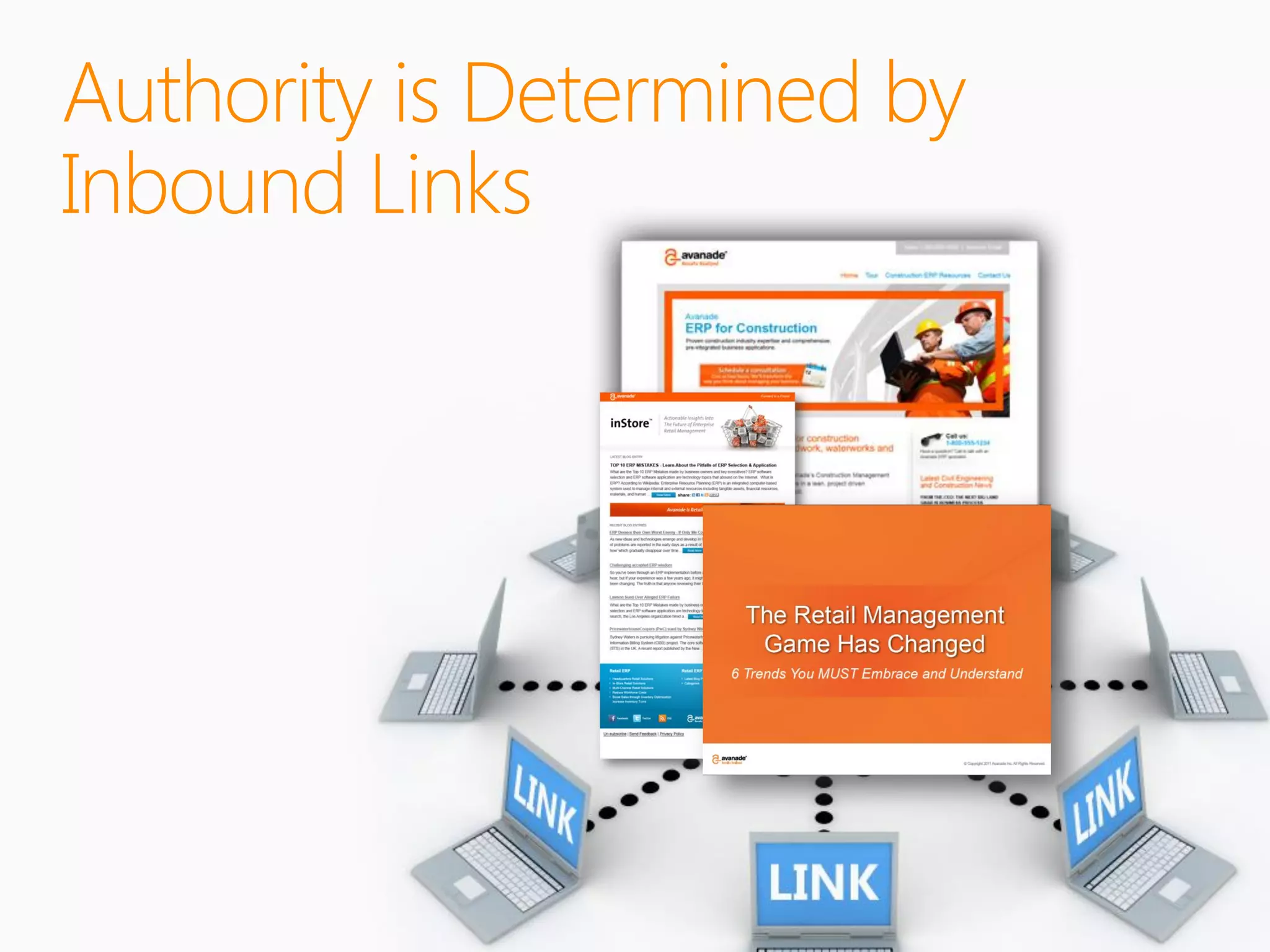 Authority is Determined by
Inbound Links
 