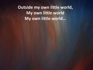 What if there’s a bigger pictureWhat if I’m missing out What if there’s a greater purposeThat I could be living right nowI don’t wanna miss what mattersI wanna be reaching outShow me the greater purposeSo I can start living right now.