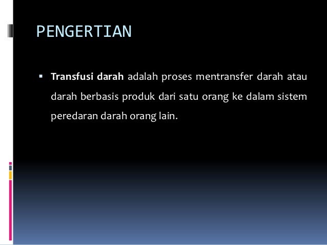 Transfusi darah