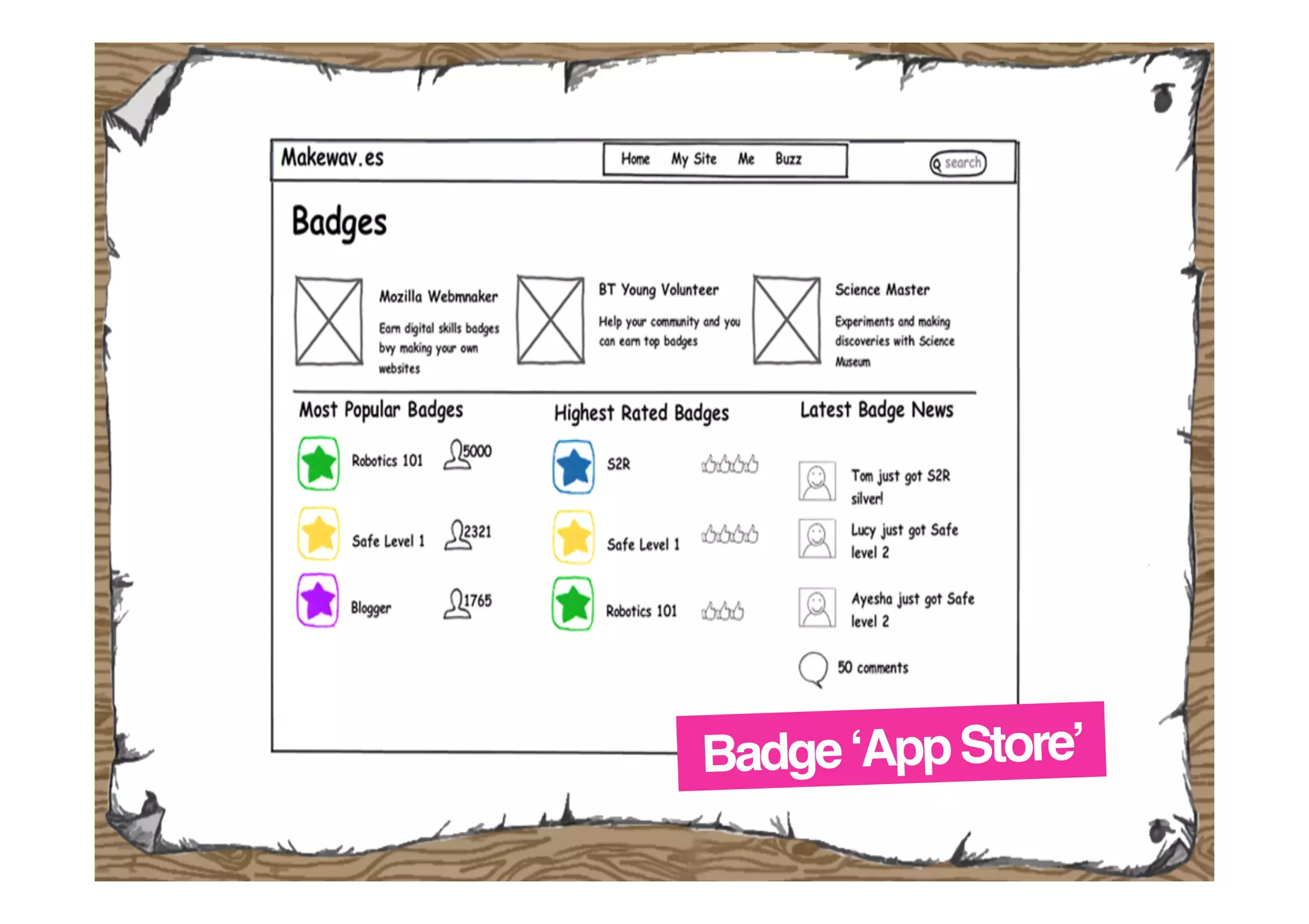 Badge ‘App Store’!

 