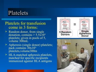 Platelets Packet Transfusion med. prac. | PPT