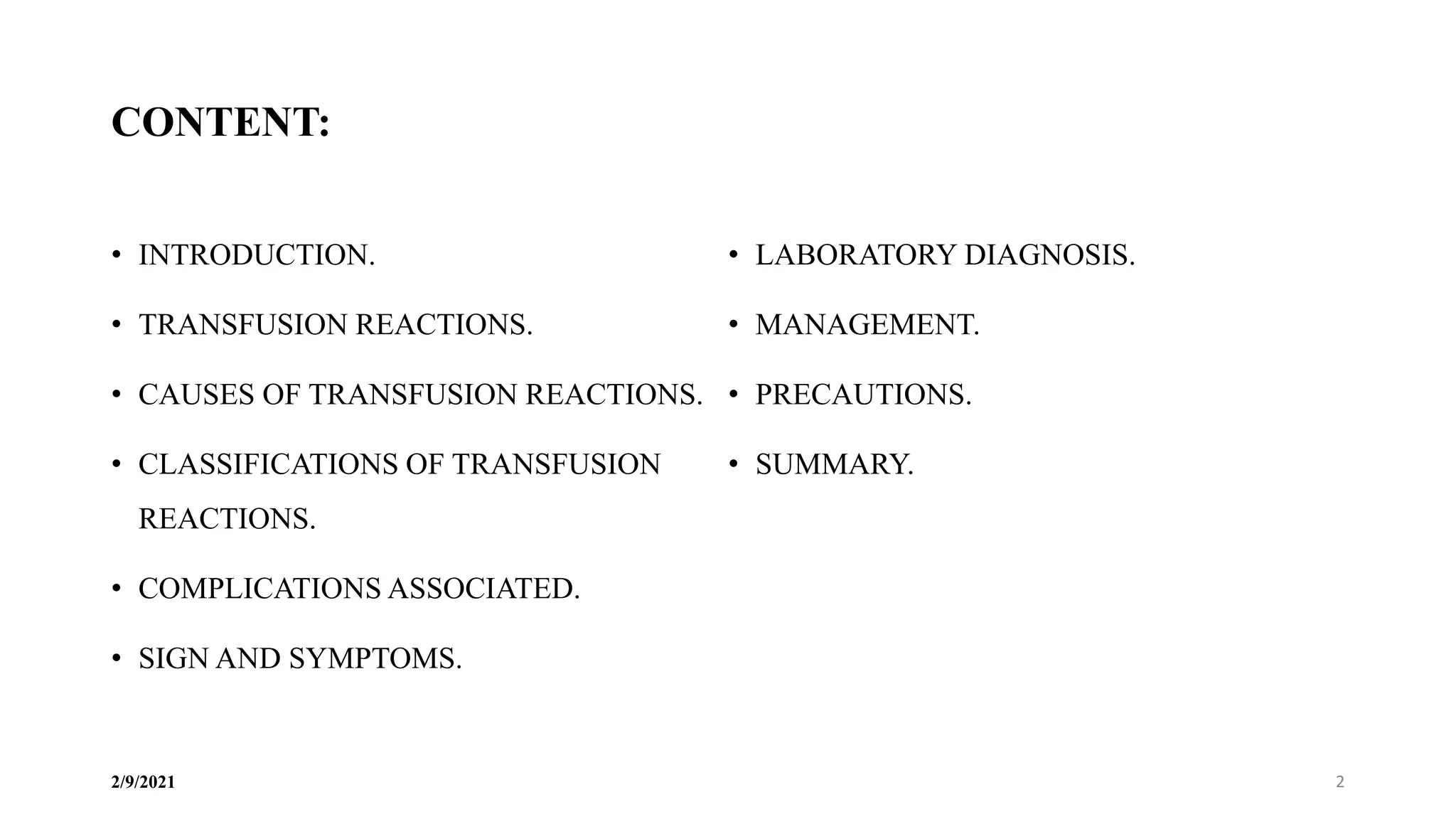 Transfusion reactions in Blood Bank | PPTX