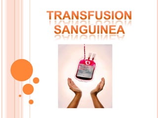 TRANSFUSION  SANGUINEA 