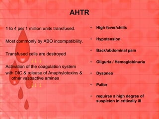Transfusion therapy | PPTX