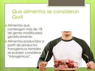 Como
    reconocerlos?
•    A simple vista?
•    etiqueta obligatoria
•    Environmental Protection
     Agency, EPA
•    Food and Drug
     Administration FDA
 
