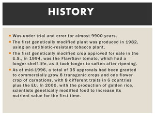 Transgenic plants | PPTX