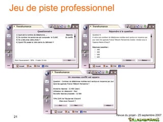 Jeu de piste professionnel 