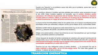 La Transicion Energetica que debe asumir el Perú | PDF