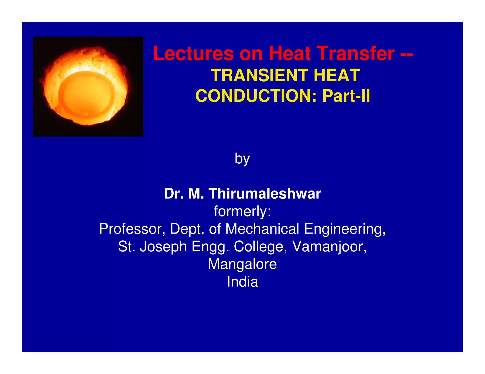 Transient Heat-conduction-Part-II | PDF