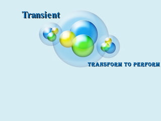 Transient Transform to Perform 