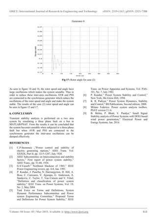 Transient stability analysis on a multi machine system in psat | PDF