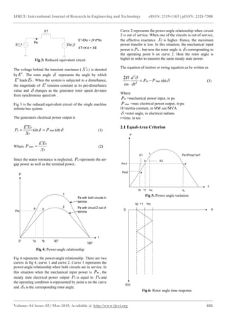 Transient stability analysis on a multi machine system in psat | PDF