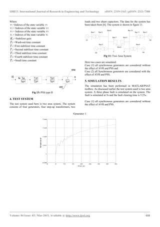Transient stability analysis on a multi machine system in psat | PDF