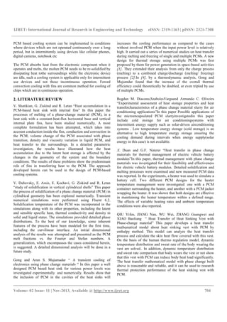 Transient thermal analysis of phase change material | PDF