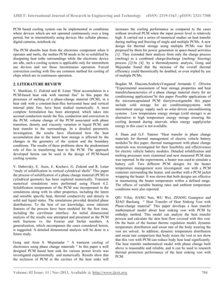 Transient thermal analysis of phase change material based heat sinks | PDF