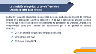 La transición energética: La Ley de Transición
Energética como base jurídica
La ley de Transición energética establece las...