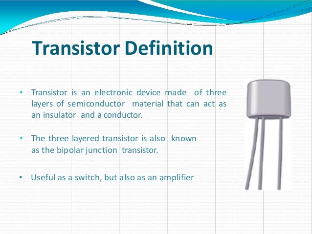 define transistor in chemistry define transistor in chemistry