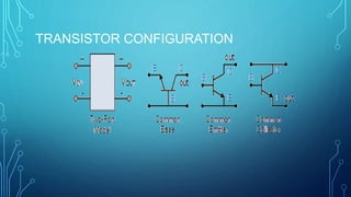 TRANSISTOR CONFIGURATION
 