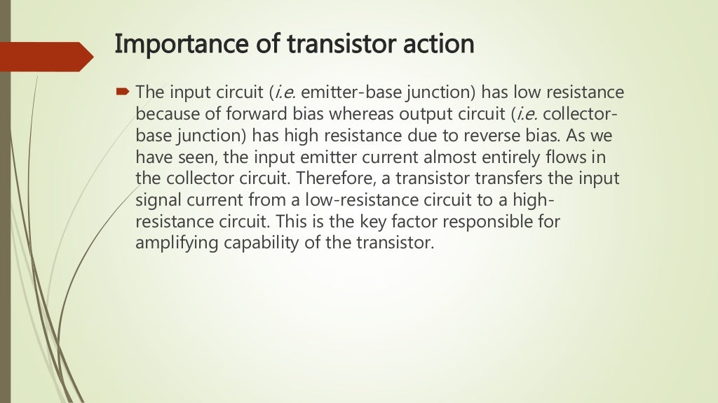 Transistor and it's working principle