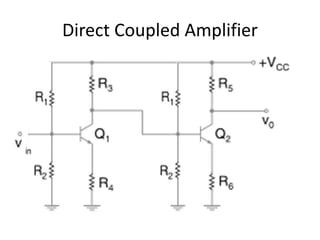 Direct Coupled Amplifier
 
